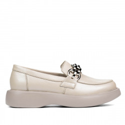 Damskie buty casual 6042 beżowe