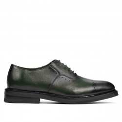 Eleganckie buty męskie 937 a zielony
