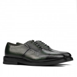 Eleganckie buty męskie 937 a zielony