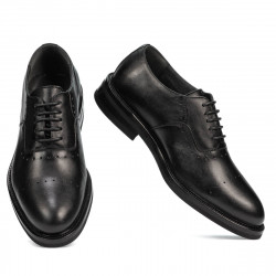 Eleganckie buty męskie 937m czarne