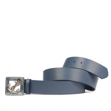 Pasek unisex 06ld niebieski