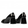 Eleganckie buty damskie 1291 czarny lakier