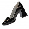 Eleganckie buty damskie 1291 czarny lakier