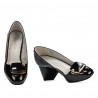 Eleganckie buty damskie 1291 czarny lakier