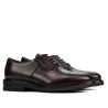 Eleganckie buty młodzieżowe 381 bordo