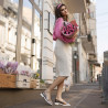 Damskie buty casual/eleganckie 6037 miedziany kombinowany
