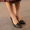Eleganckie buty damskie 1282 czarne lifestyle