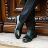 Eleganckie buty męskie 937 a zielony lifestyle