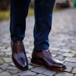 Eleganckie buty młodzieżowe 381 bordo