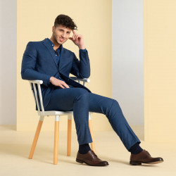 Buty eleganckie męskie 905 a cafe lifestyle