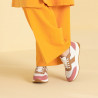Buty sportowe damskie 6030 różowe+białe