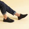 Buty casual/sportowe męskie 924 czarne lifestyle