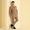 Casualne/eleganckie buty męskie 918 indygo welur lifestyle
