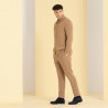 Casualne/eleganckie buty męskie 918 indygo welur lifestyle