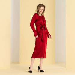 Eleganckie damskie buty 1279 czarne zamszowe