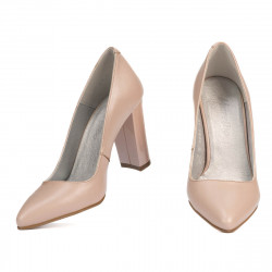 Damskie eleganckie buty 1261 nude