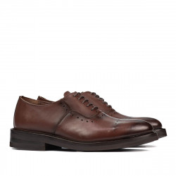 Eleganckie buty dla nastolatków 381 a koniak