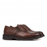 Eleganckie buty dla nastolatków 381 a koniak