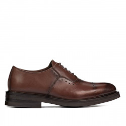 Eleganckie buty dla nastolatków 381 a koniak