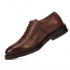 Eleganckie męskie buty 937 w kolorze koniakowym