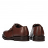 Eleganckie męskie buty 937 w kolorze koniakowym