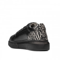 Buty casual/sport 6048 czarny łączony