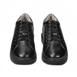 Buty casual/sport 6048 czarny łączony