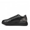 Buty casual/sport 6048 czarny łączony