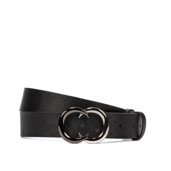 Pasek damski 30m biz czarny