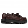 Damskie buty casualowe 6044 bordo