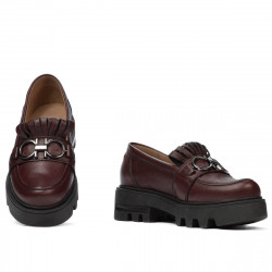 Damskie buty casualowe 6044 bordo