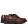 Eleganckie męskie buty 937 w kolorze koniakowym