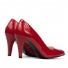 Eleganckie damskie buty 1234 lakierowane czerwone