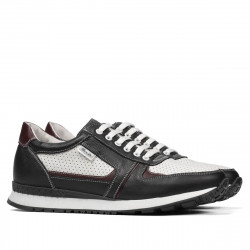 Buty sportowe męskie 833 indygo+białe