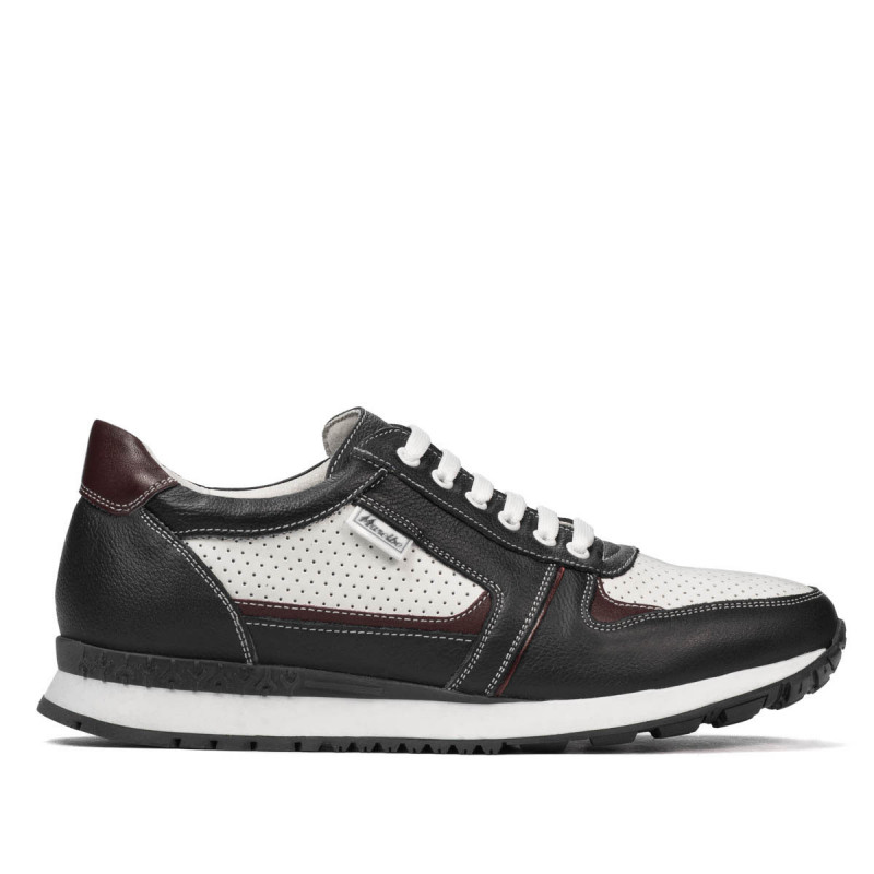 Buty sportowe męskie 833 indygo+białe