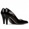 Eleganckie buty damskie 1234 lakier czarny