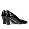 Eleganckie damskie buty 1209 lakierowana czarna