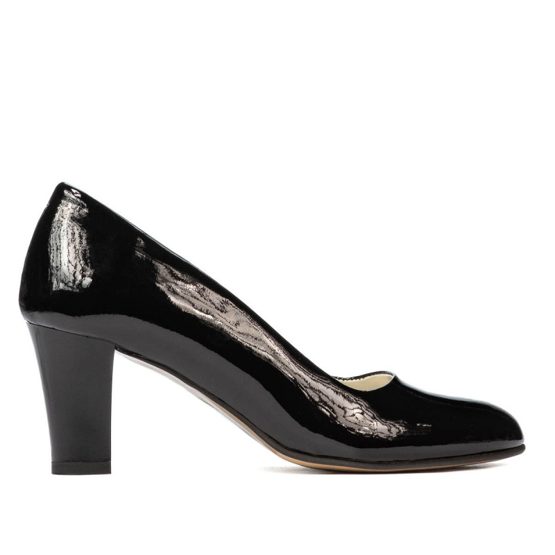 Eleganckie damskie buty 1209 lakierowana czarna