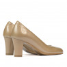 Eleganckie damskie buty 1209 lakier beżowy02