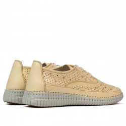 Damskie mokasyny 6045 cytrynowe