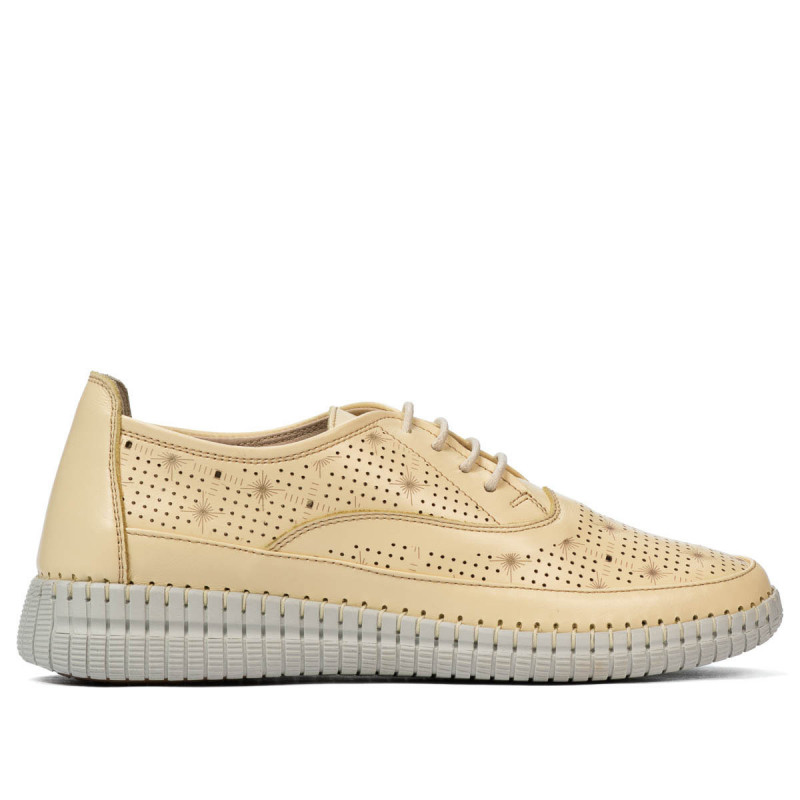 Damskie mokasyny 6045 cytrynowe