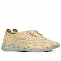 Damskie mokasyny 6045 cytrynowe