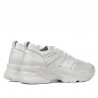 Damskie buty sportowe 6046 białe perłowe