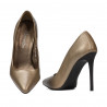 Eleganckie damskie buty 1289 miedziane