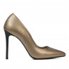 Eleganckie damskie buty 1289 miedziane