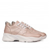 Damskie buty sportowe 6046 w kolorze perłowego pudru