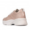Damskie buty sportowe 6046 w kolorze perłowego pudru