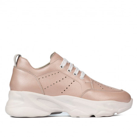Damskie buty sportowe 6046 w kolorze perłowego pudru