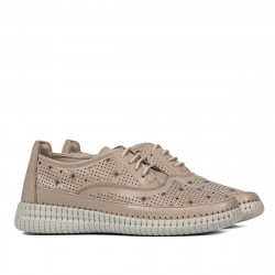 Mokasyny damskie 6045 piasek