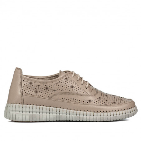 Mokasyny damskie 6045 piasek